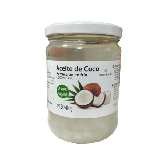 Aceite de coco virgen Bio 400g Dream Foods