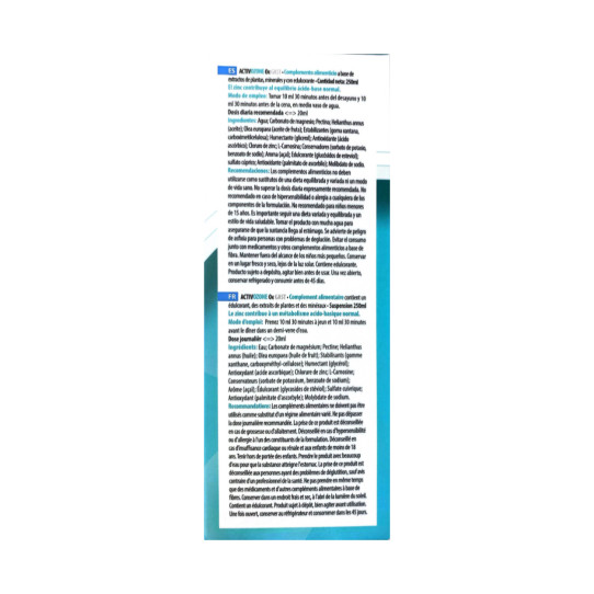 Jarabe O3 GAST 250ml Activozone