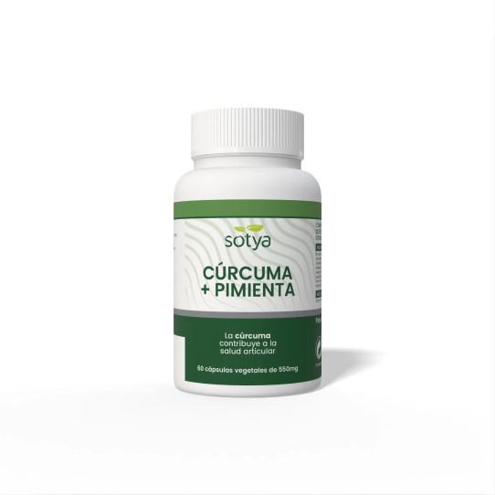 Curcuma + Pimienta 550mg 60 capsulas...