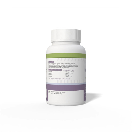 Melatonina Complex+Magnesio+L-Triptófano+Vitamina B6 550 mg 60 cápsulas Sotya