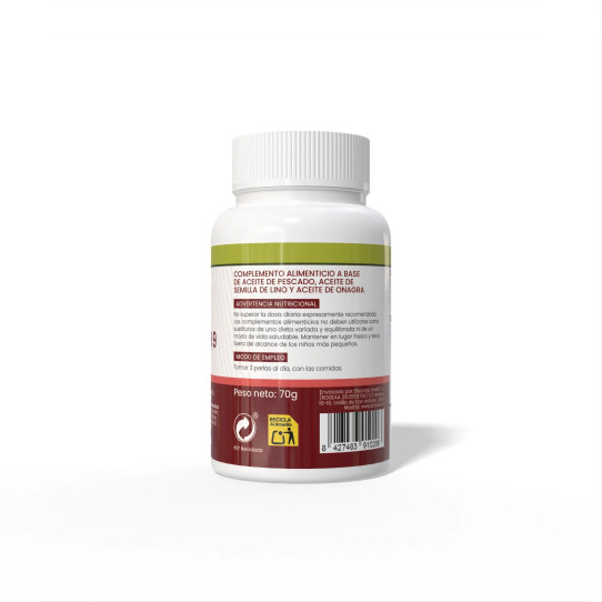 Omega 3, 6 y 9 1400mg 50 perlas Sotya