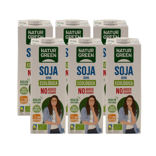 Bebida de soja Nature bio 6x1L...