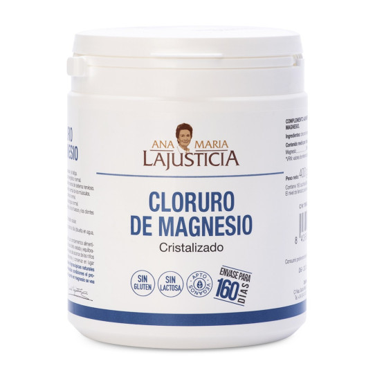 Cloruro de magnesio en polvo 400 g...