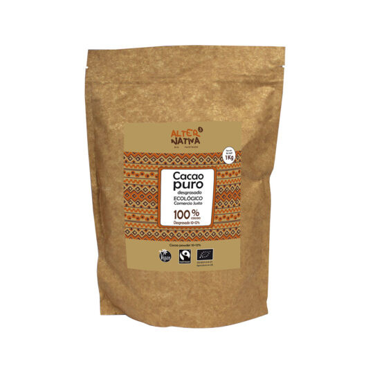 Cacao Puro Desgrasado Bio FT 1kg Alternativa3