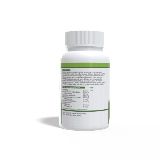 Reishi, maitake y shiitake 560mg 60 capsulas Sotya