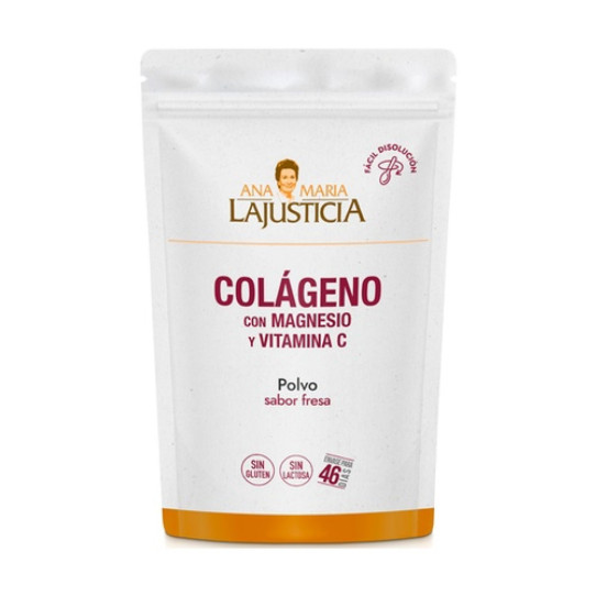 Colageno con magnesio + vitamina C (fresa) 350g Ana maria Lajusticia