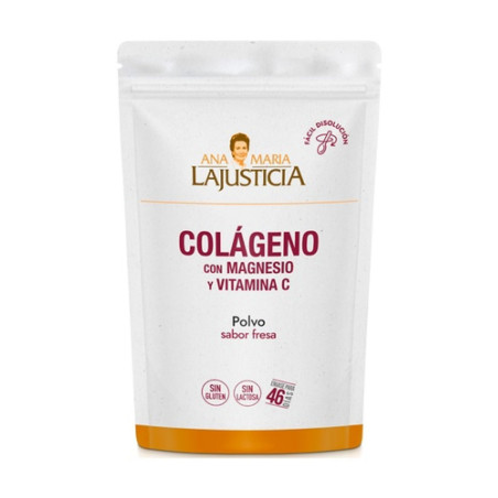 Colageno con magnesio + vitamina C (fresa) 350g Ana maria Lajusticia