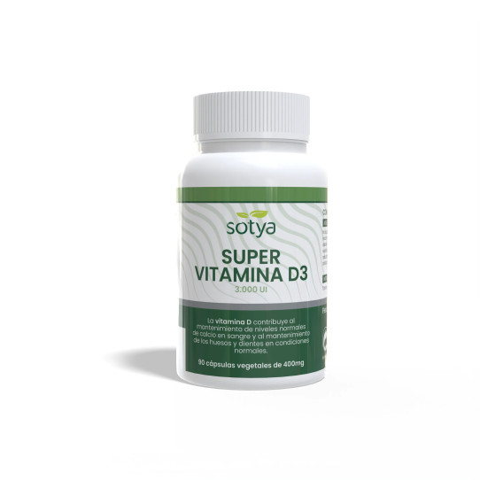 Super vitamina D3 3000UI 90 capsulas Sotya