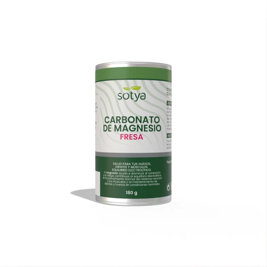 Carbonato de magnesio fresa polvo 180g Sotya