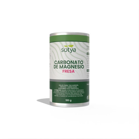 Carbonato de magnesio fresa polvo 180g Sotya