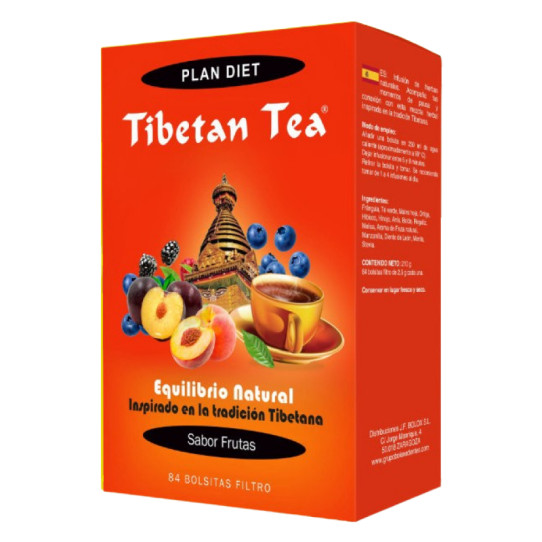 Te tibetano de frutas 90 filtros...