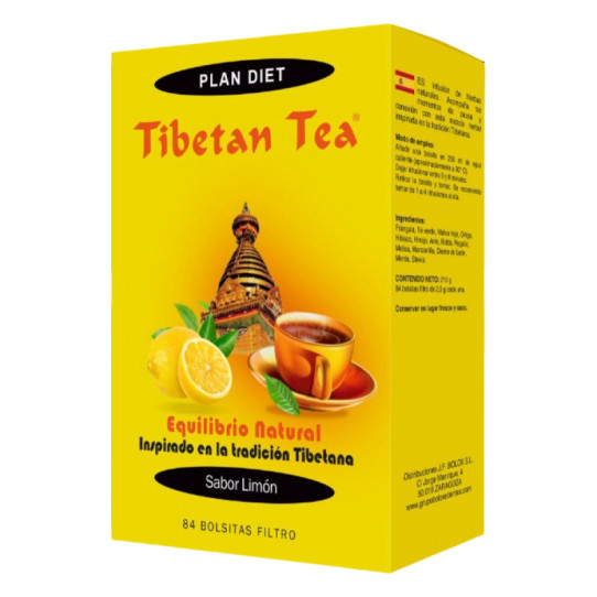 Te tibetano de limon 90 filtros...