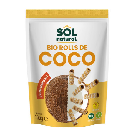 Rolls de Coco crujientes Bio 100g Sol Natural