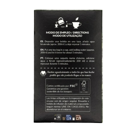 Camomila Massala Infusion Bio 20 filtros Artemis