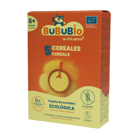 Papilla 5 cereales Bio 200g BuBuBio