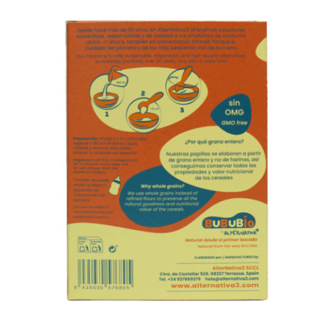 Papilla 5 cereales Bio 200g BuBuBio