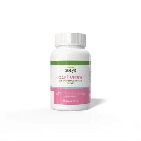 Cafe verde con gymnema, chitosan y cromo 720mg 90 capsulas Sotya