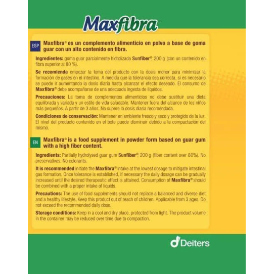Maxfibra en polvo 200g Deiters