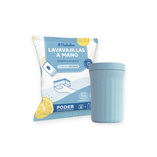 Pack Lavavajillas a mano polvo Ecocert 250g + Bote Natulim