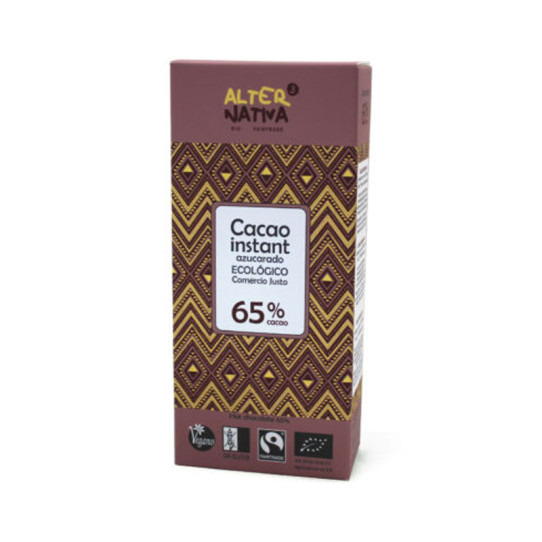 Cacao instantaneo 65% min S/G Bio 250 g Alternativa 3