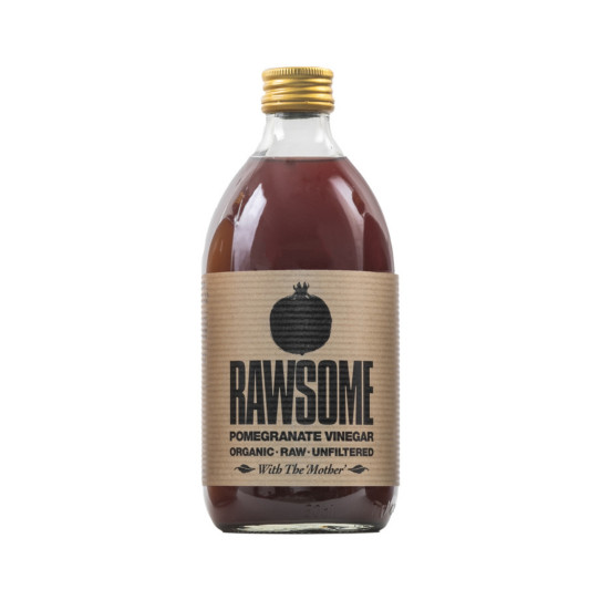 Vinagre de granada sin filtrar Bio 500ml RAWSOME