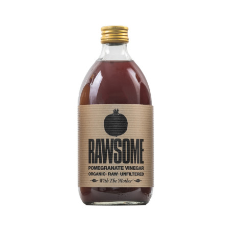 Vinagre de granada sin filtrar Bio 500ml RAWSOME