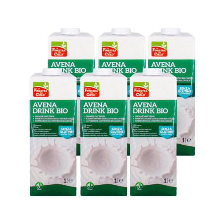 Bebida de Avena sin gluten Bio 6x1L La Finestra