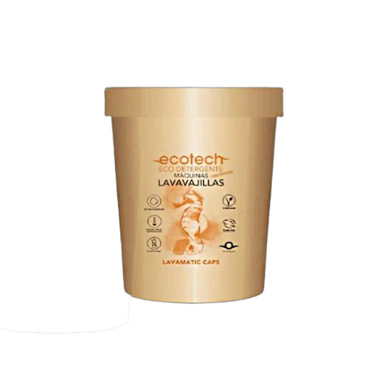 EcoDetergente maquina Lavavajillas concentradas 5g 30capsulas Ecotech