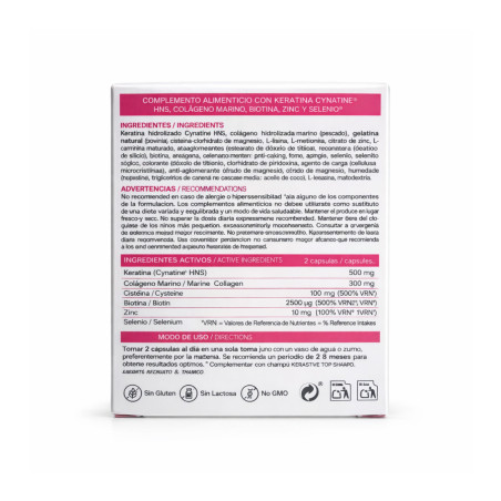 Kerastive Forte Cabello y Uñas 60 caps Vaminter