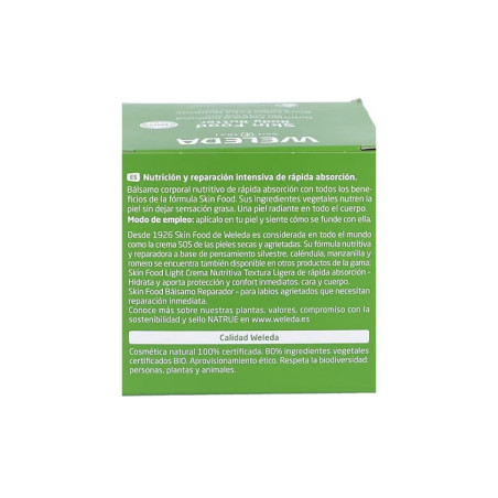 Crema corporal piel seca Skin Food 150 ml Weleda