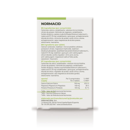 Normacid 1320mg 32 comp Soria Natural