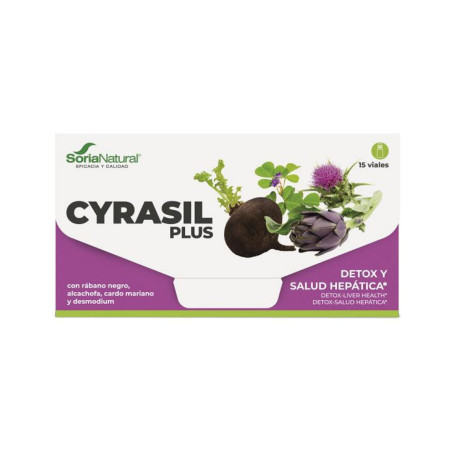 Cyrasil plus+ 15 viales x 10ml Soria Natural