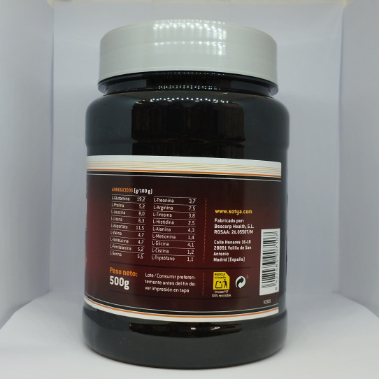 Proteina de soja isolada fresa 500g...