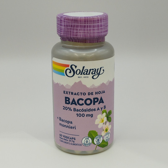 Bacopa 100 mg 60vcaps Solaray