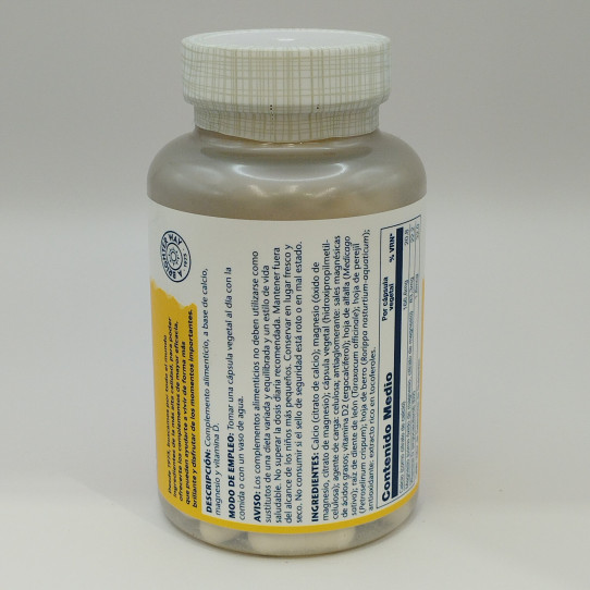 Calcio magnesio y vitamina D2 90...