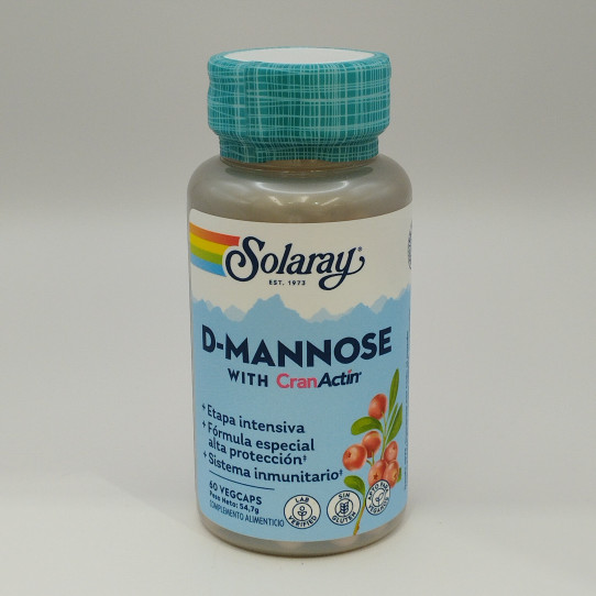 D-Mannose+ CranActin 60vcaps Solaray