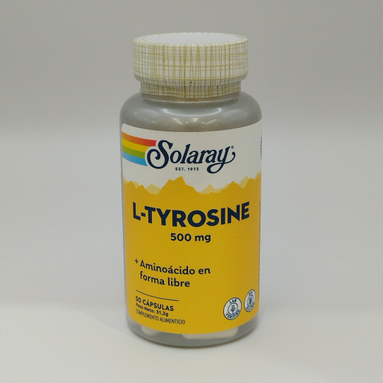 L-Tirosina 500mg 50vcaps Solaray