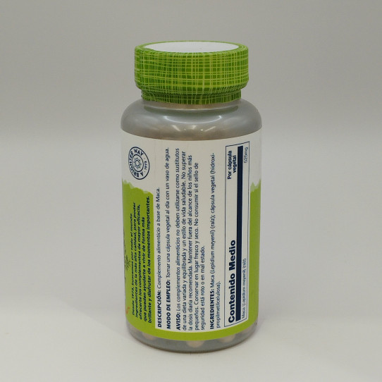 Maca 525mg 100 vcaps Solaray