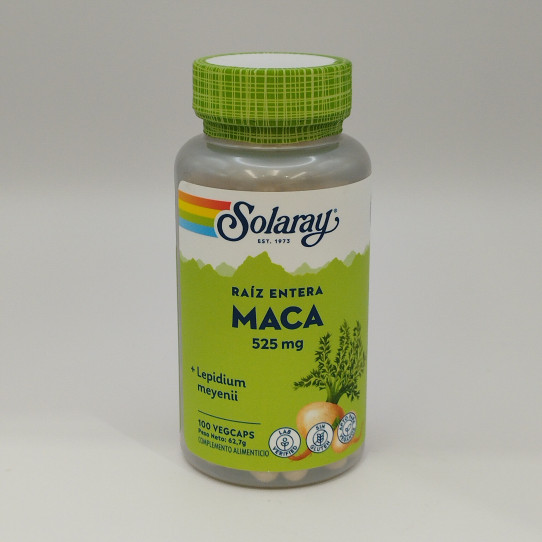 Maca 525mg 100 vcaps Solaray