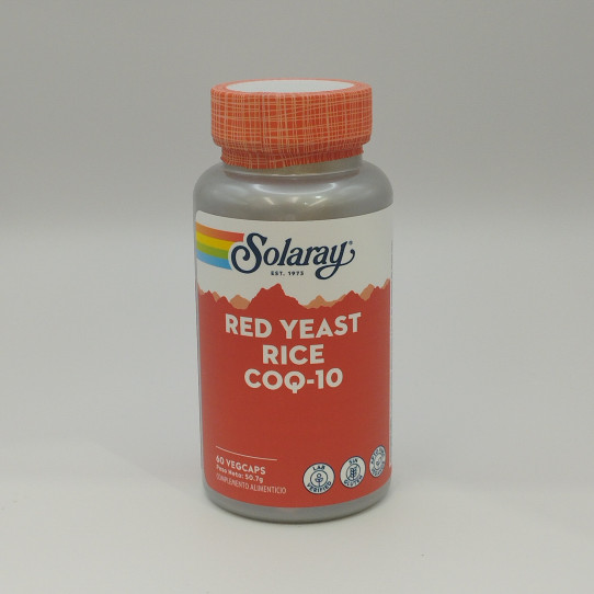 Red Yeast Rice Plus Q10 60 vcaps Solaray