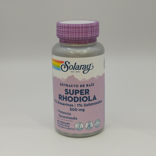 Rhodiola Super 500mg 60vcaps Solaray