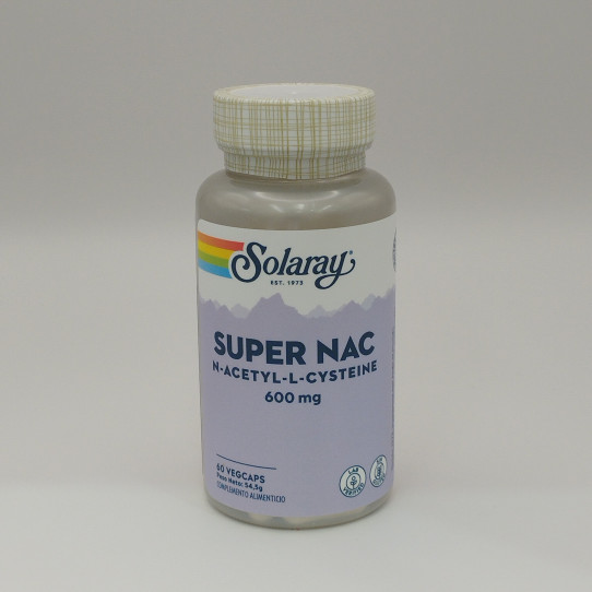 Super NAC 600mg 60vcaps Solaray