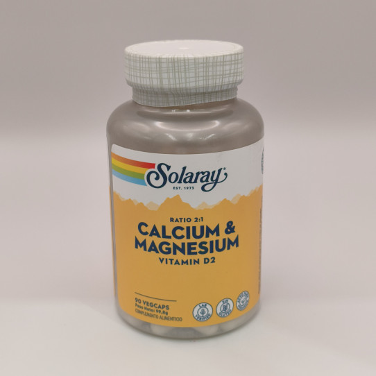 Calcio magnesio y vitamina D2 90...