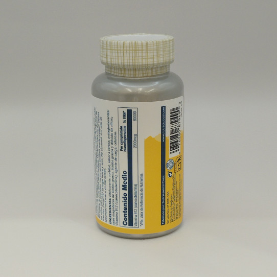 Vitamina B12 2000mcg 90comp Solaray