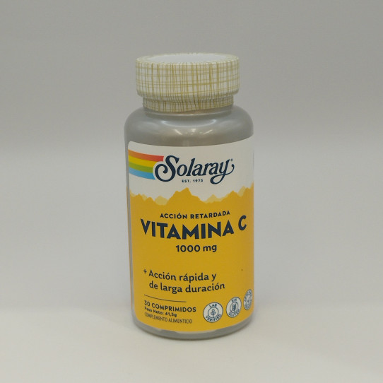 Vitamina C 1000mg accion retardada 30...