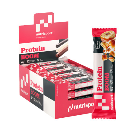 Barritas Protein Boom BANANA-CARAMELO 24x49g NutriSport