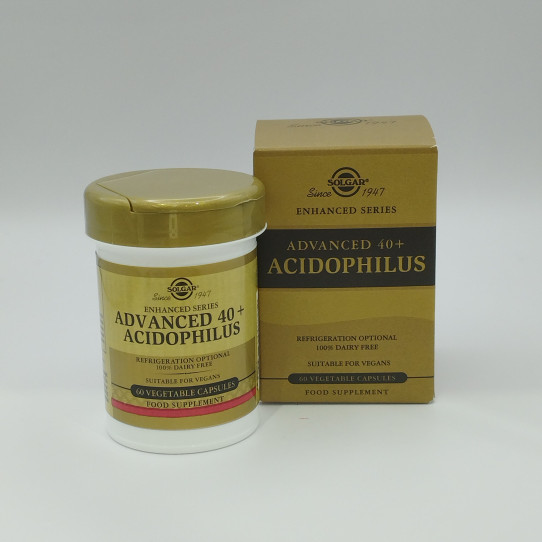 Acidophilus avanzado 40+ 60vcaps Solgar