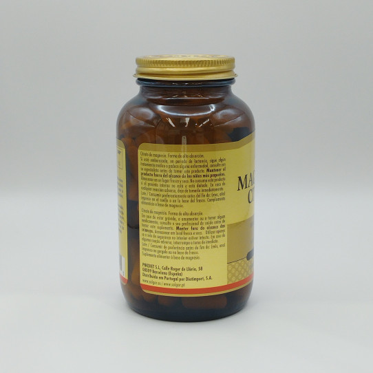 Citrato de Magnesio 200mg 120...
