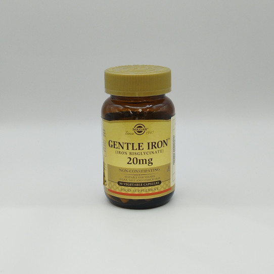 Hierro Gentle 20mg 90vcaps Solgar