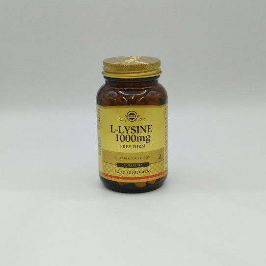 L-Lisina 1000mg 50 comprimidos Solgar